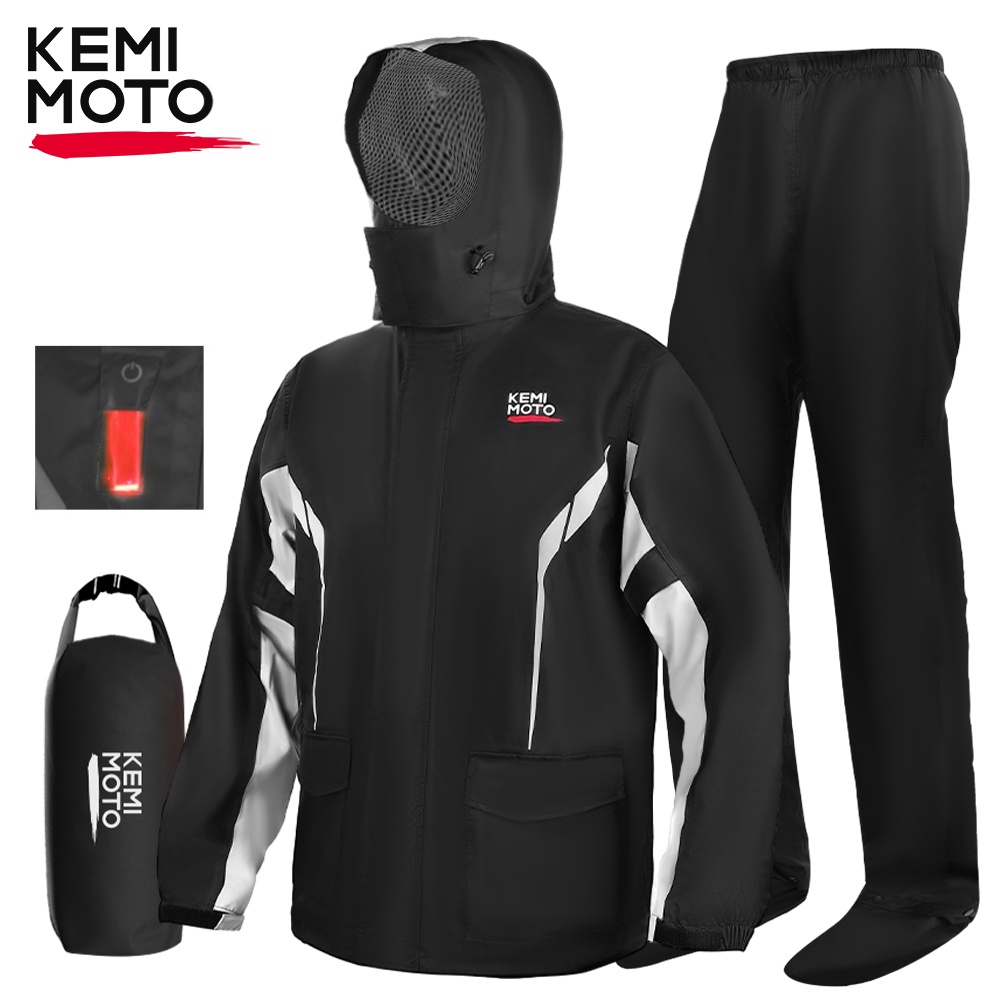 Waterproof Raincoat Set for Mo - Cycling Gear In Rain のレビューと価格