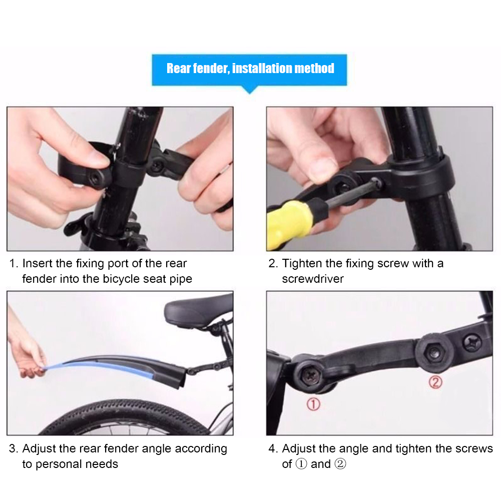 2Pcs Mountain Bike Mudguard Wi - Bike Fender Set のレビューと価格