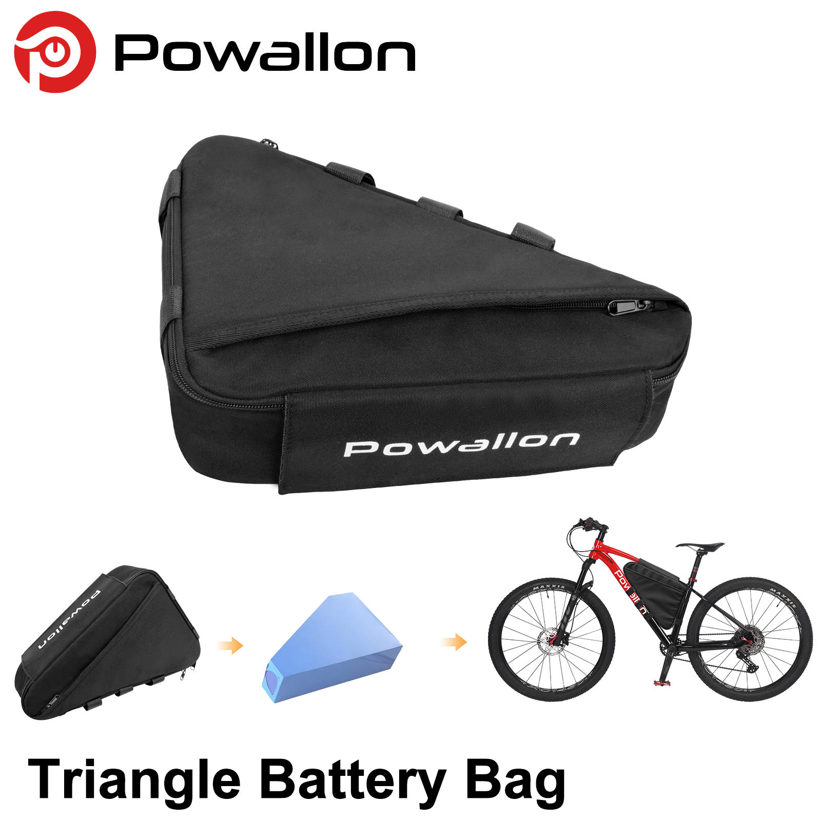 E-Bike Triangle Battery Bag Wa - Cycling Gear Organizer のレビューと価格