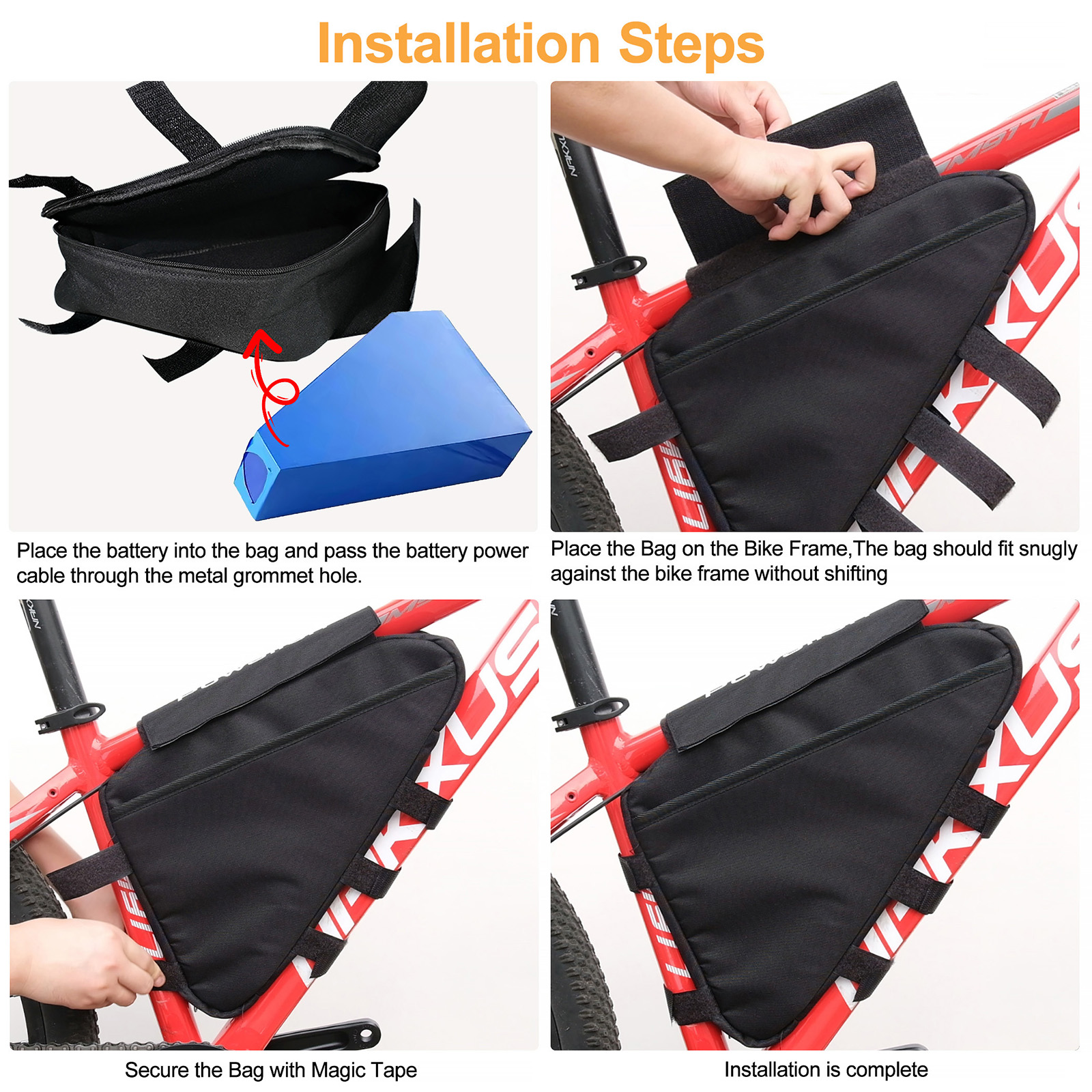 E-Bike Triangle Battery Bag Wa - Cycling Gear Organizer のレビューと価格