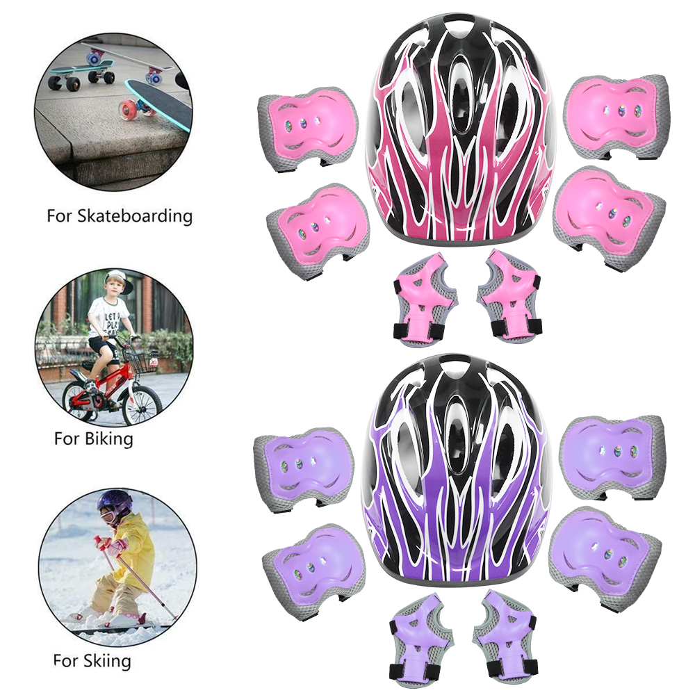 7Pcs Kids Bike Helmet,Toddler  - Cycling Gear For Kids のレビューと価格
