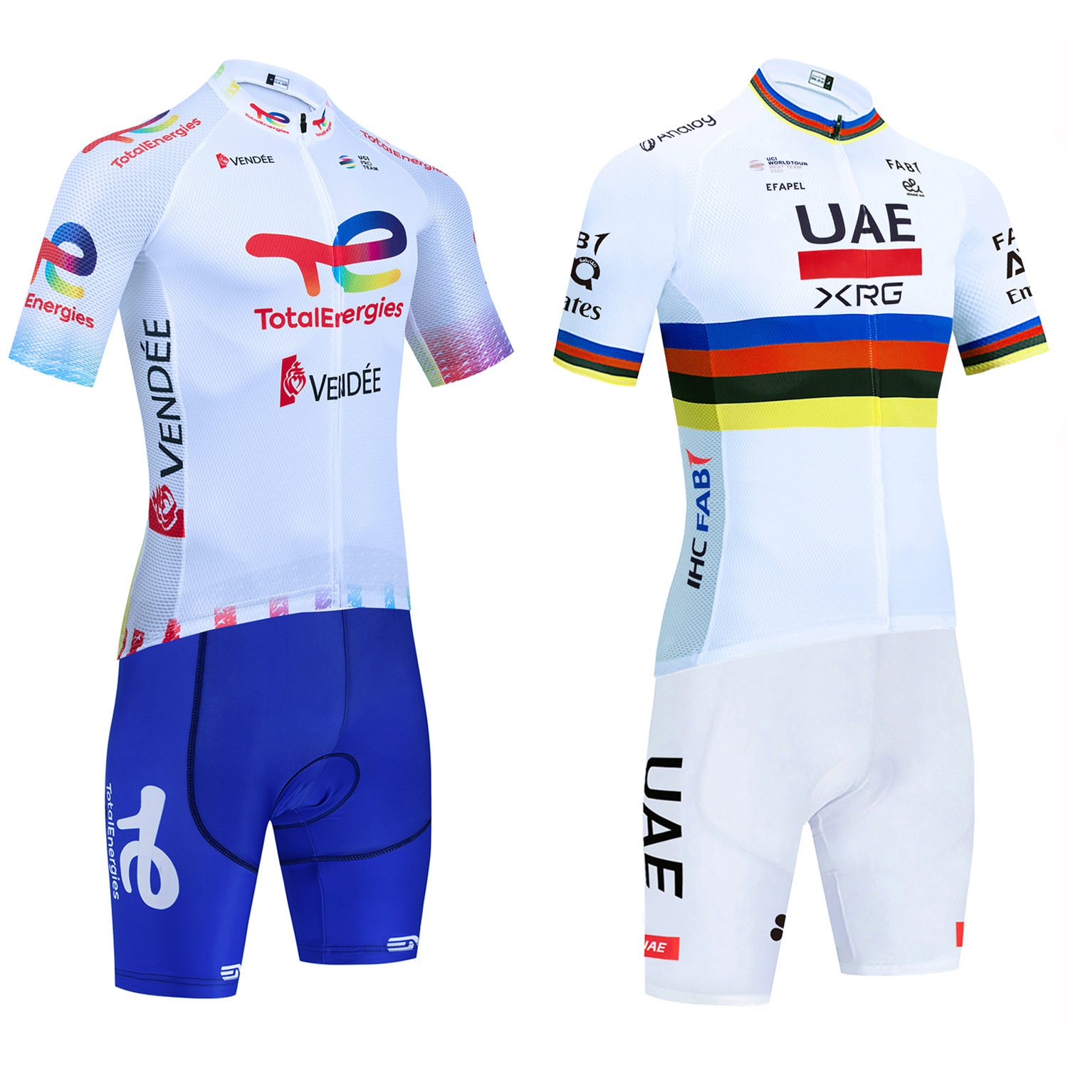 New UAE Cycling Jersey White T - Cycling Gear For Kids のレビューと価格