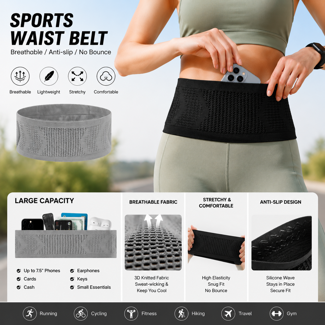 Invisible Anti-Theft Running W - Ultra Cycling Gear のレビューと価格