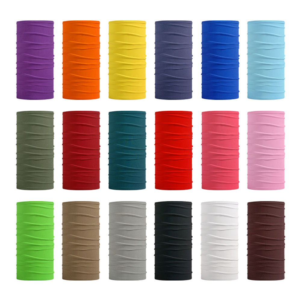 Seamless Solid Color Bandanas  - Cycling Gear Men のレビューと価格