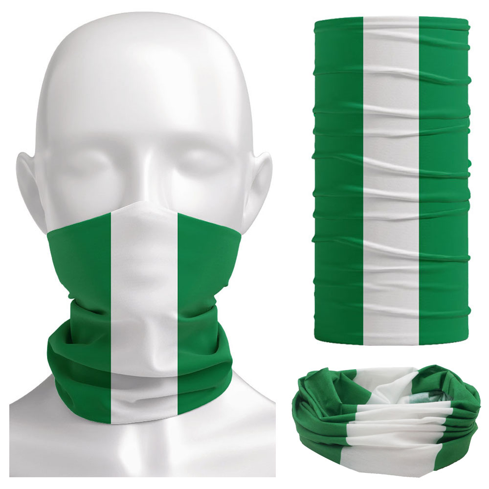 Nigeria Flag Bandanna Women Ne - Cycling Gear Men のレビューと価格