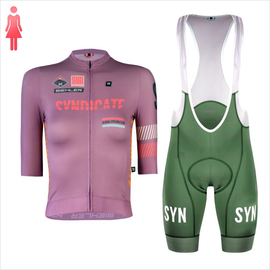 SYN Purple short sleeve Jersey - Cycling Gear Women Sale のレビューと価格