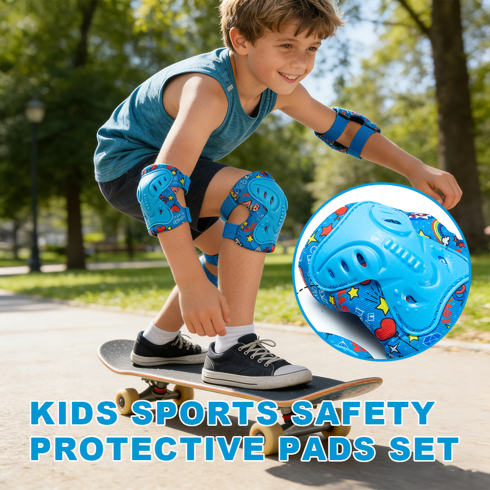 Kids Knee Elbow Pads Wrist Gua - Cycling Safety Gear For Kids のレビューと価格