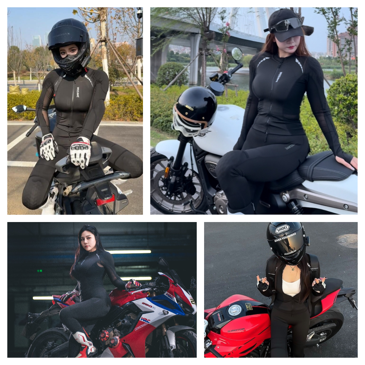 WOSAWE Women Motorcycle Jacket - Cycling Gear Apparel のレビューと価格