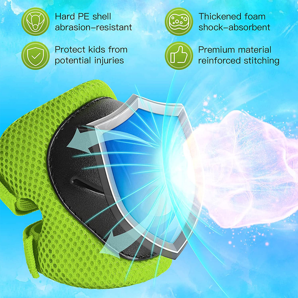 6pcs Protective Gears Set for  - Cycling Safety Gear For Kids のレビューと価格