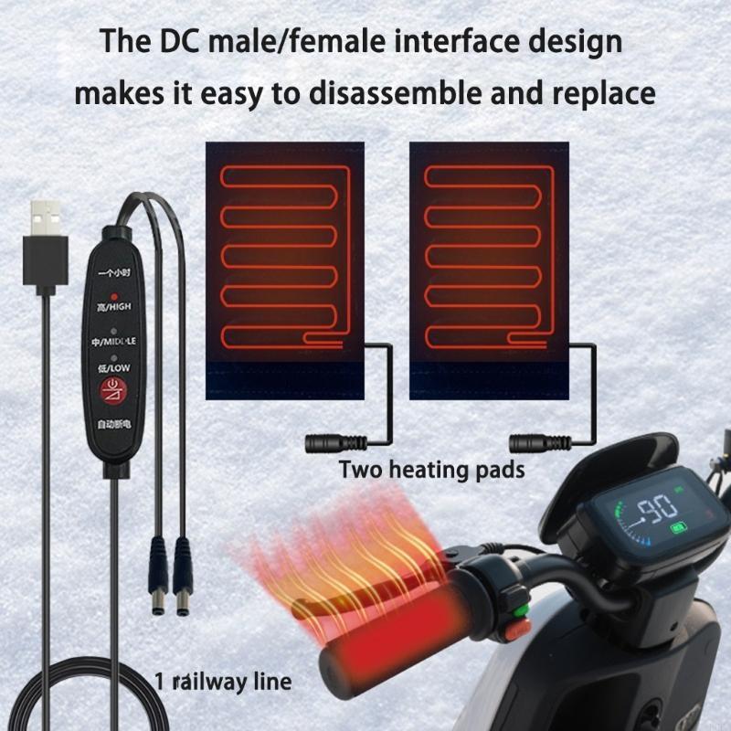 Electric Heated Grip Warmer Co - Cycling Gear Weather のレビューと価格