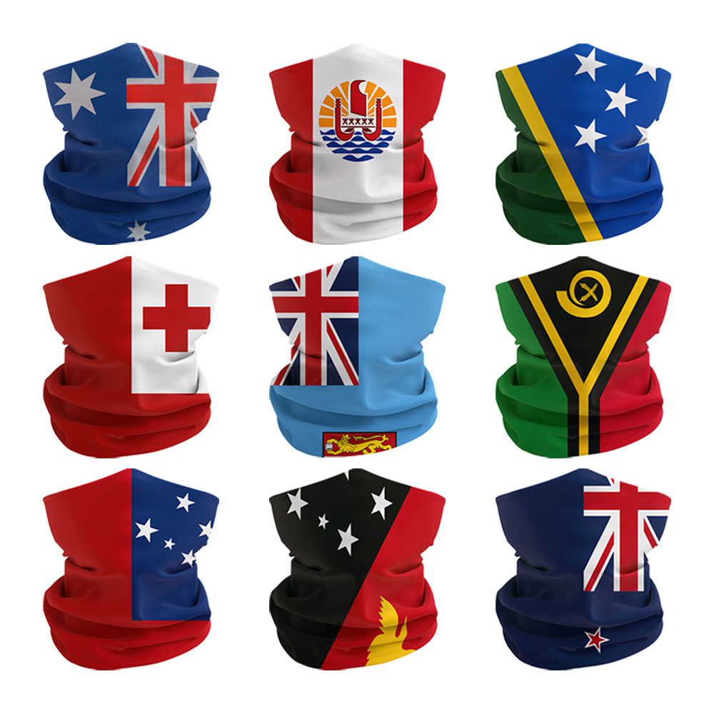 Oceania National Flags Face Ba - Cycling Gear Australia のレビューと価格