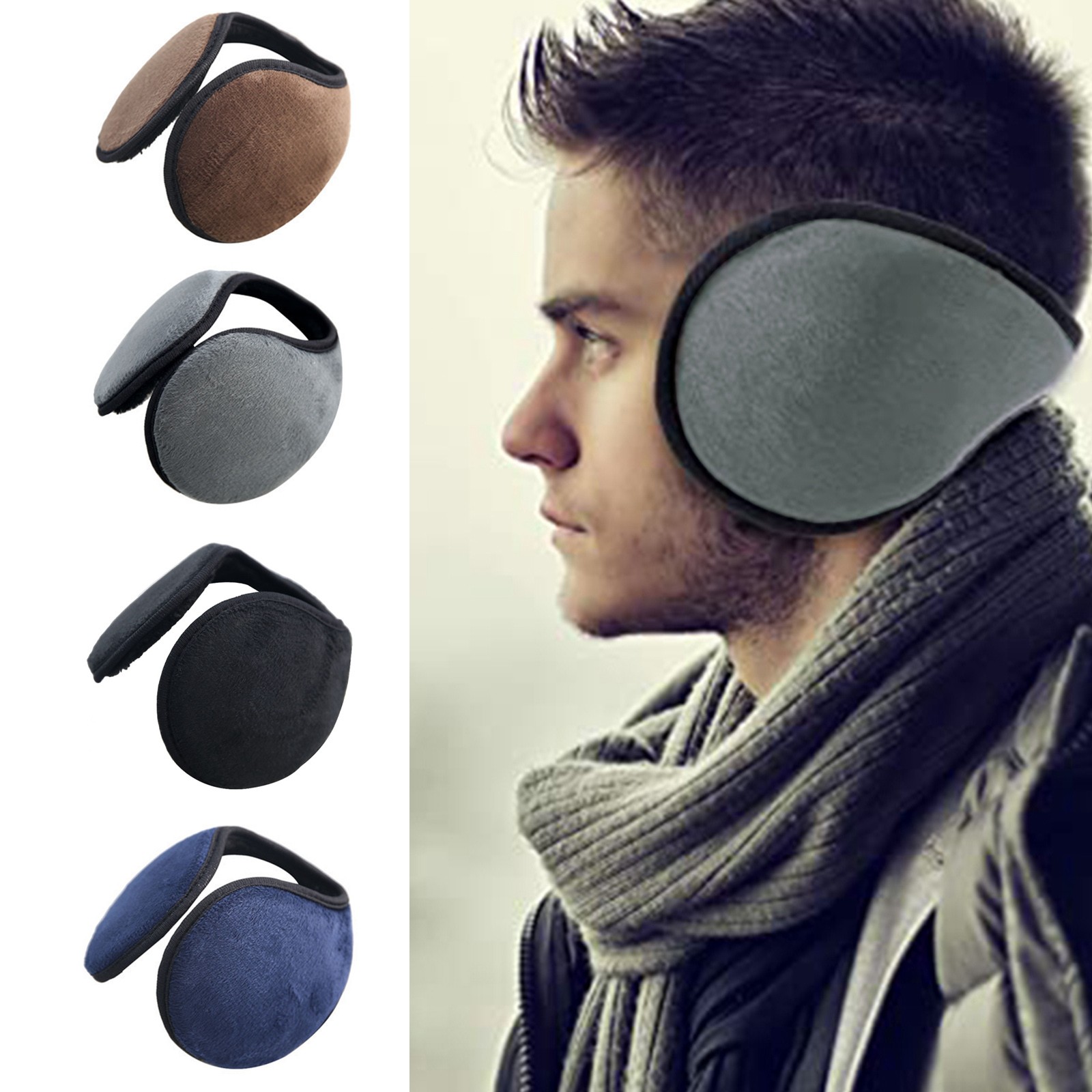 Winter Ear Muffs Warm Fleece F - Cycling Gear Weather のレビューと価格