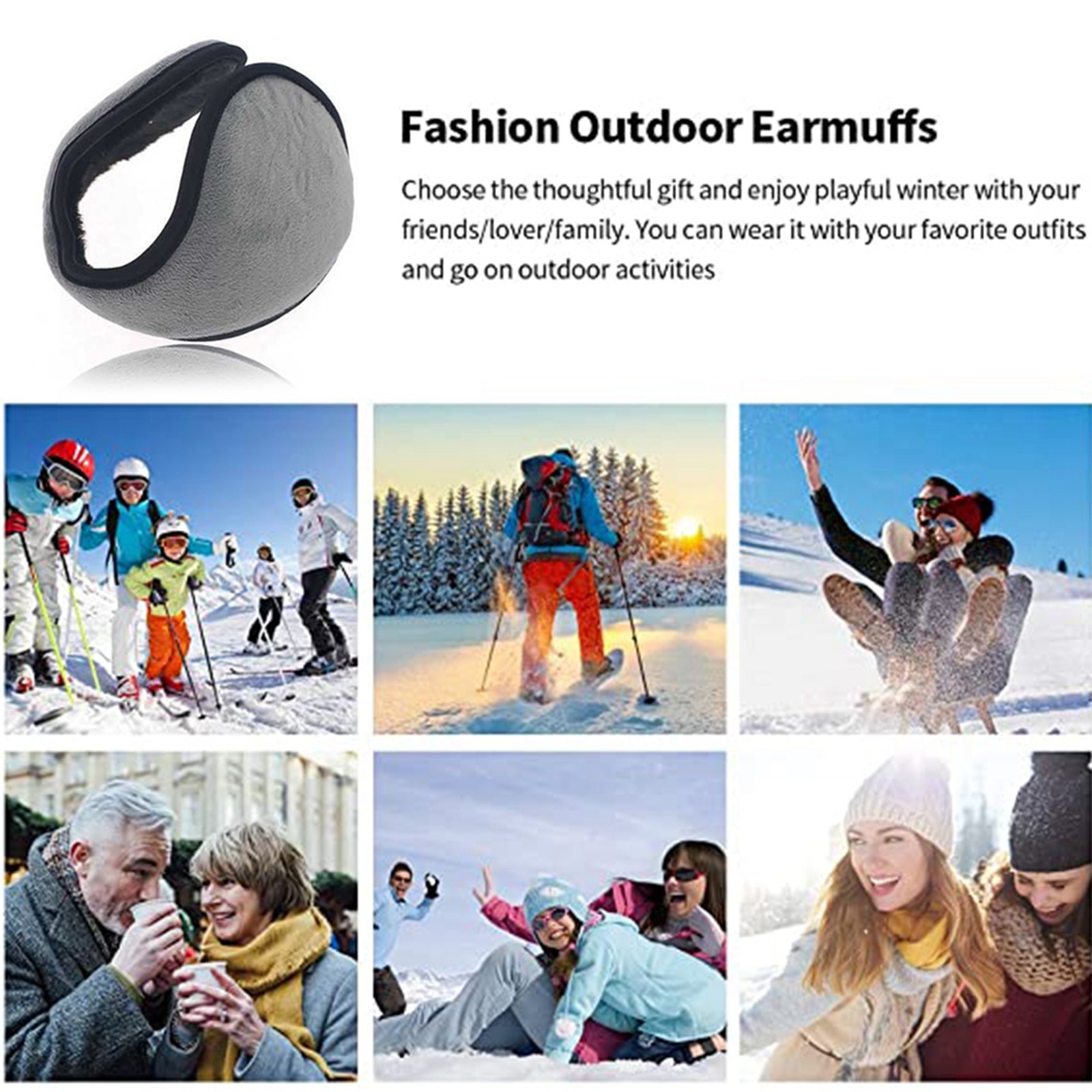 Winter Ear Muffs Warm Fleece F - Cycling Gear Weather のレビューと価格