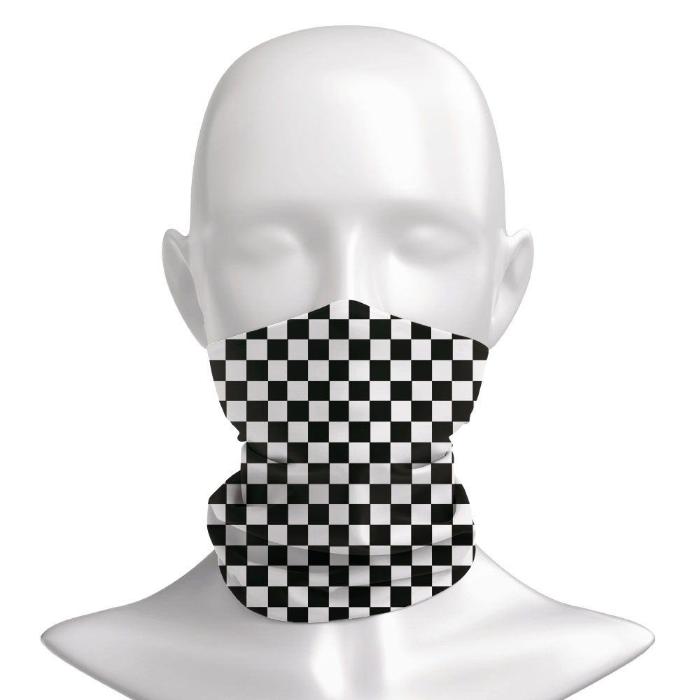 Checkered Ska Printed Headband - Cycling Gear Men のレビューと価格